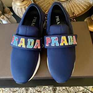 SOLD Gorgeous Navy Prada sneakers